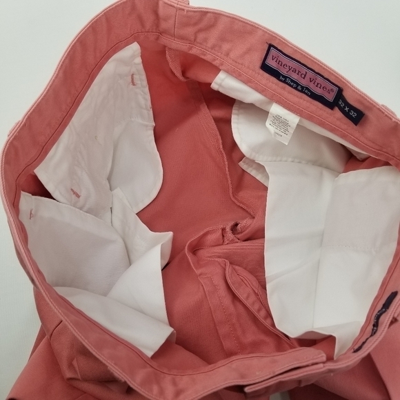 🔴Vineyard Vines Mens Coral Pink Jean Dockers 32 - Picture 6 of 6